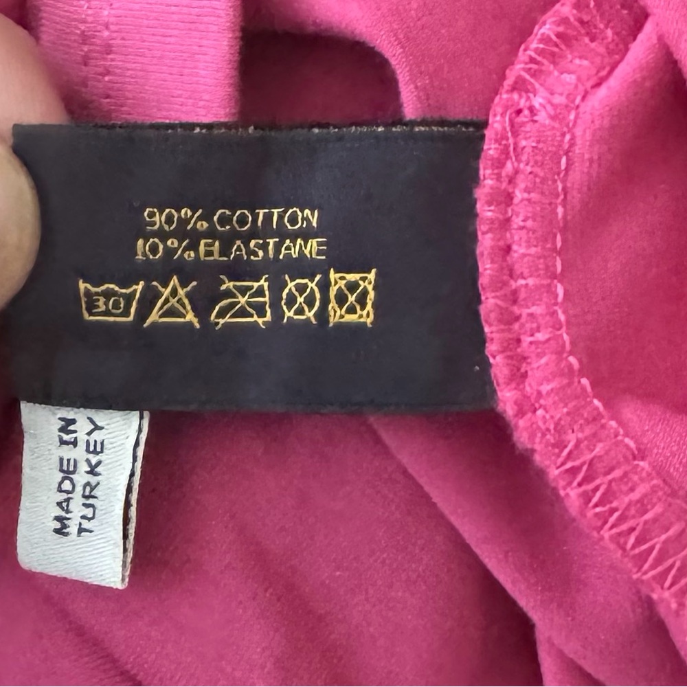 PAUW Amsterdam sleeveless top cotton blend Sz 4 (XL) muted red/pink Orig.$115. - Picture 8 of 10